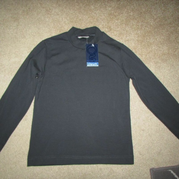 CAMPAGNOLO BOYS SZ 10 NWT BLACK LONG SLEEVE SHIRT - Picture 2 of 8